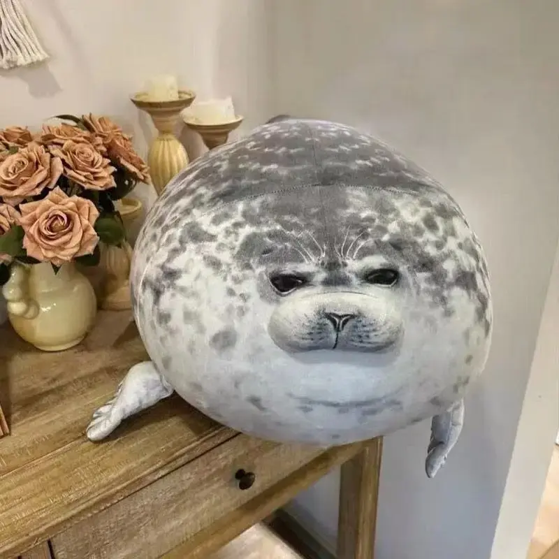 30/40cm Realistic Seal Plush Pillow, Fun and Cute Ocean Animal Decor, Adorable Plush Gift, Perfect for Home Decoration and Gifts