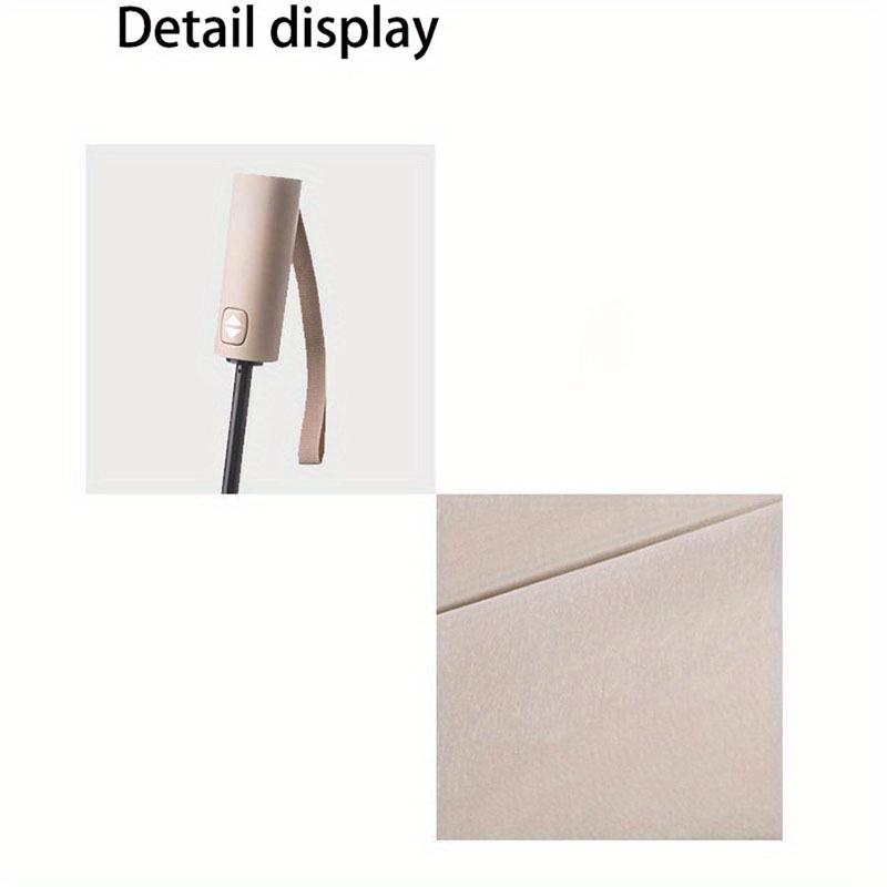 Wind-Resistant Sunshade with Padded Interior, Automatic Umbrella - Reinforced Double Spandex Folding for Men & Women,Lightweight Compact Design Business Everyday Use, Outdoor Umbrella, Sleek Um Plastic Steel Compact Folding.