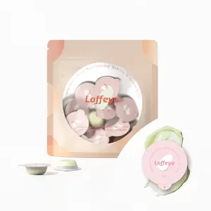 30PCS Individually Wrapped Travel Mini Cleansing Balm Makeup Remover Pods, Gentle Hydrating with Pomegranate Extract, Leak-Proof Travel Friendly for All Skin Types Hotel Use