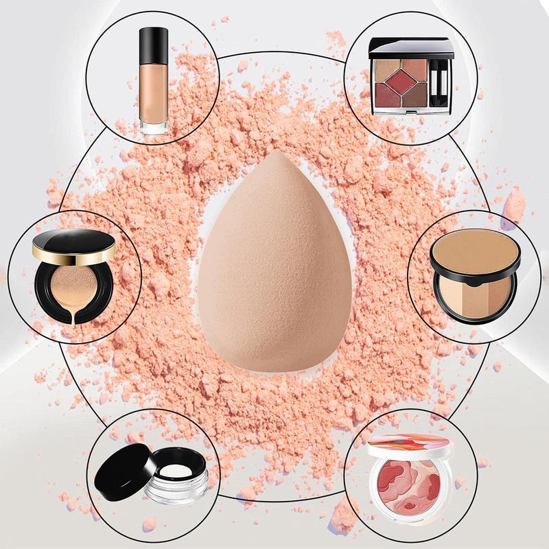 Summer Makeup Tool Set, 18pcs/set Sponge & Mini Powder Puffs & Triangular Puff & Cleaning Mat & Brush & Headband & Wristband & Face Puff, Cruel Summer, Makeup Products, Christmas, Christmas Gift