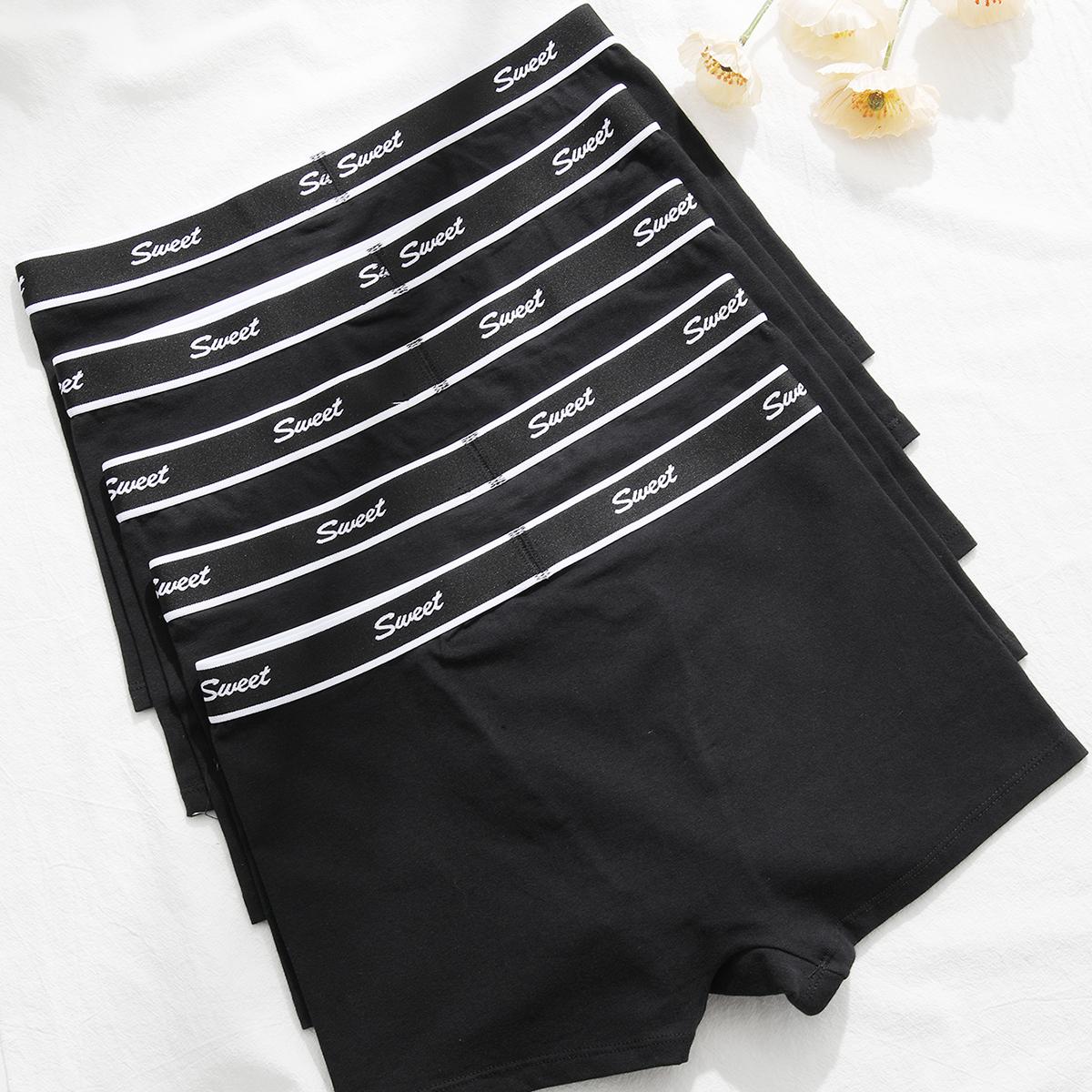 LEVAO Women Boyshorts Panties Cotton Boxer Briefs Underwear for Ladies with Stretch Boxer Shorts 5-Pack S-XXL SpringStatements