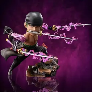 Ghost Island Sora Hand Figure, Three-Blade Asura Form Anime Collectible Decoration, Authentic Car Interior Ornament
