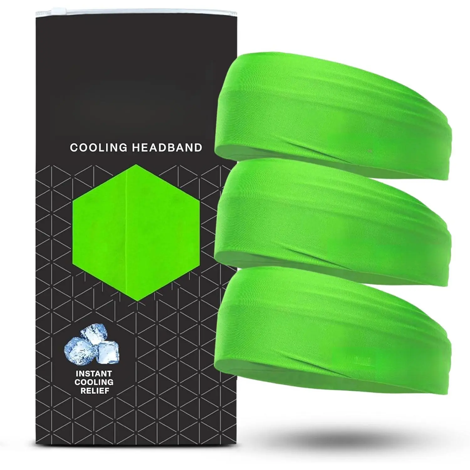 Cooling Headband for Women and Men – UPF 50+ Advanced Evaporative Comfort, Instant Cooling Sweatband for Outdoor Sports, Fitness, Yoga, Hiking, Running, and Workout