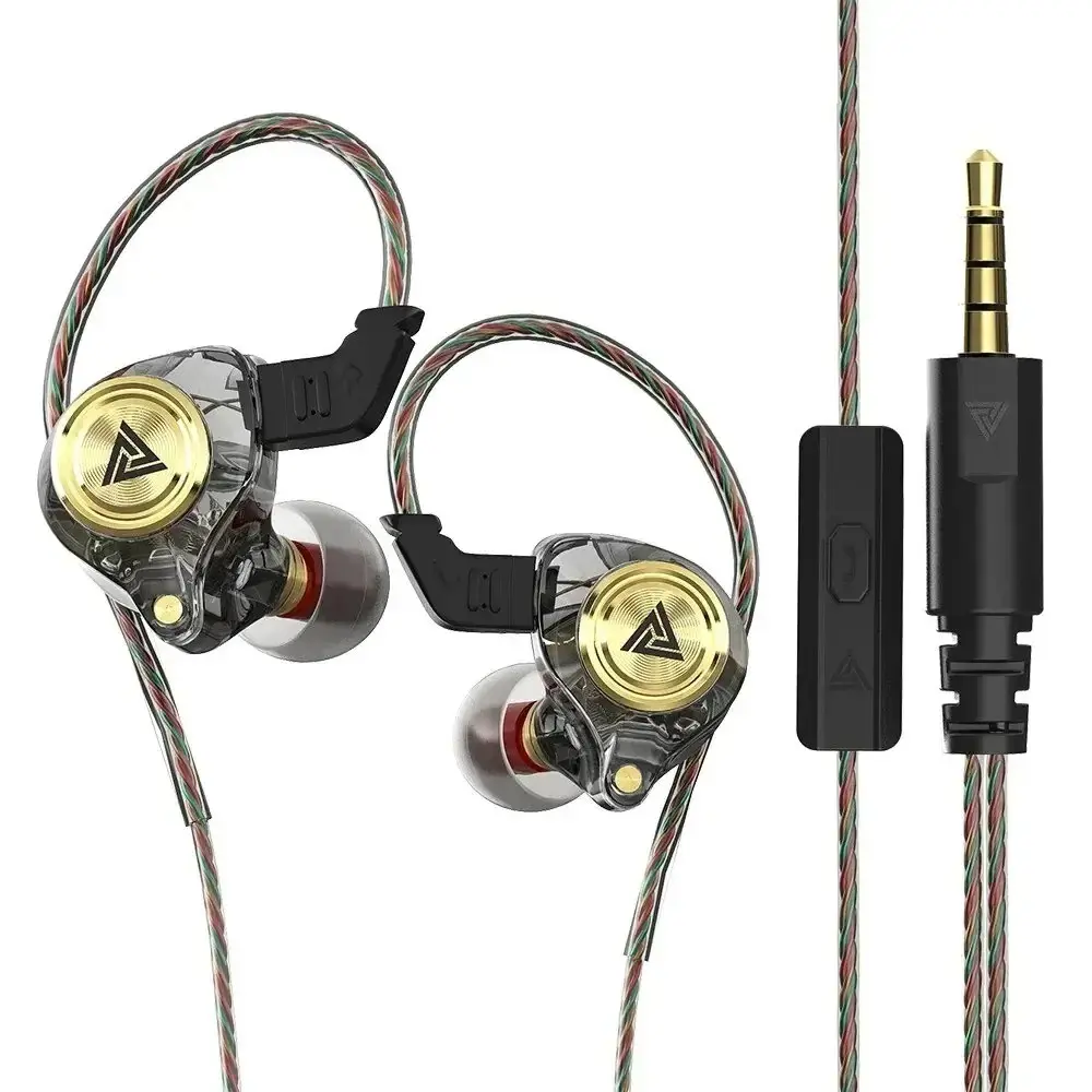 Portable Wired In-Ear Earphone, In Ear Design, Wired Headphones With Mic, HiFi Subwoofer Noise Cancelling Earphones for Game Sports, 3D Stereo Sound Headphones For Gym & Sports & Game, Noise Cancelling Headphones