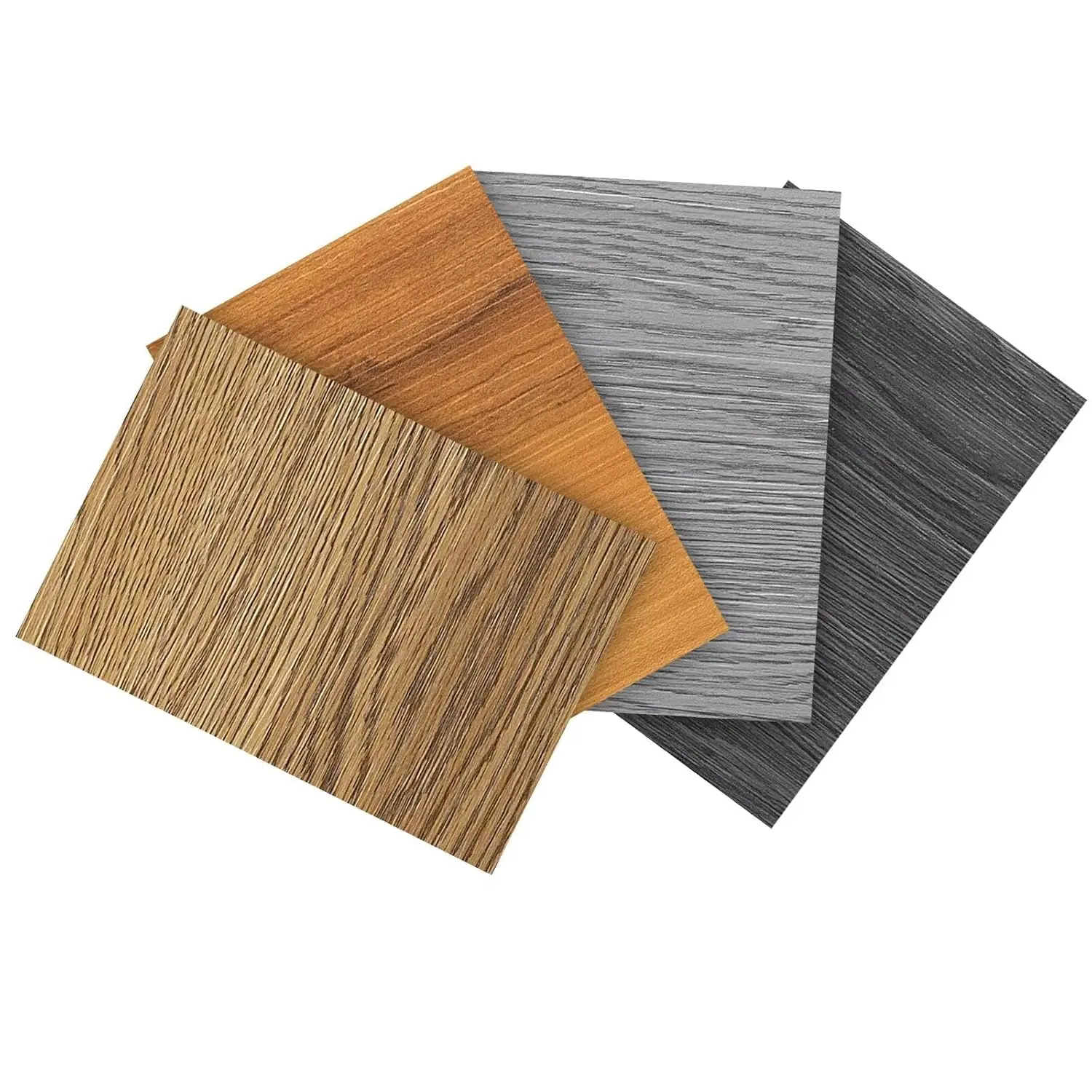 Peel and Stick Floor Tile Vinyl  Plank Samples Set of 4 | Floor Tiles Peel and Stick  Rigid Surface Hard Core Easy DIY Self-Adhesive Vinyl Plank Flooring