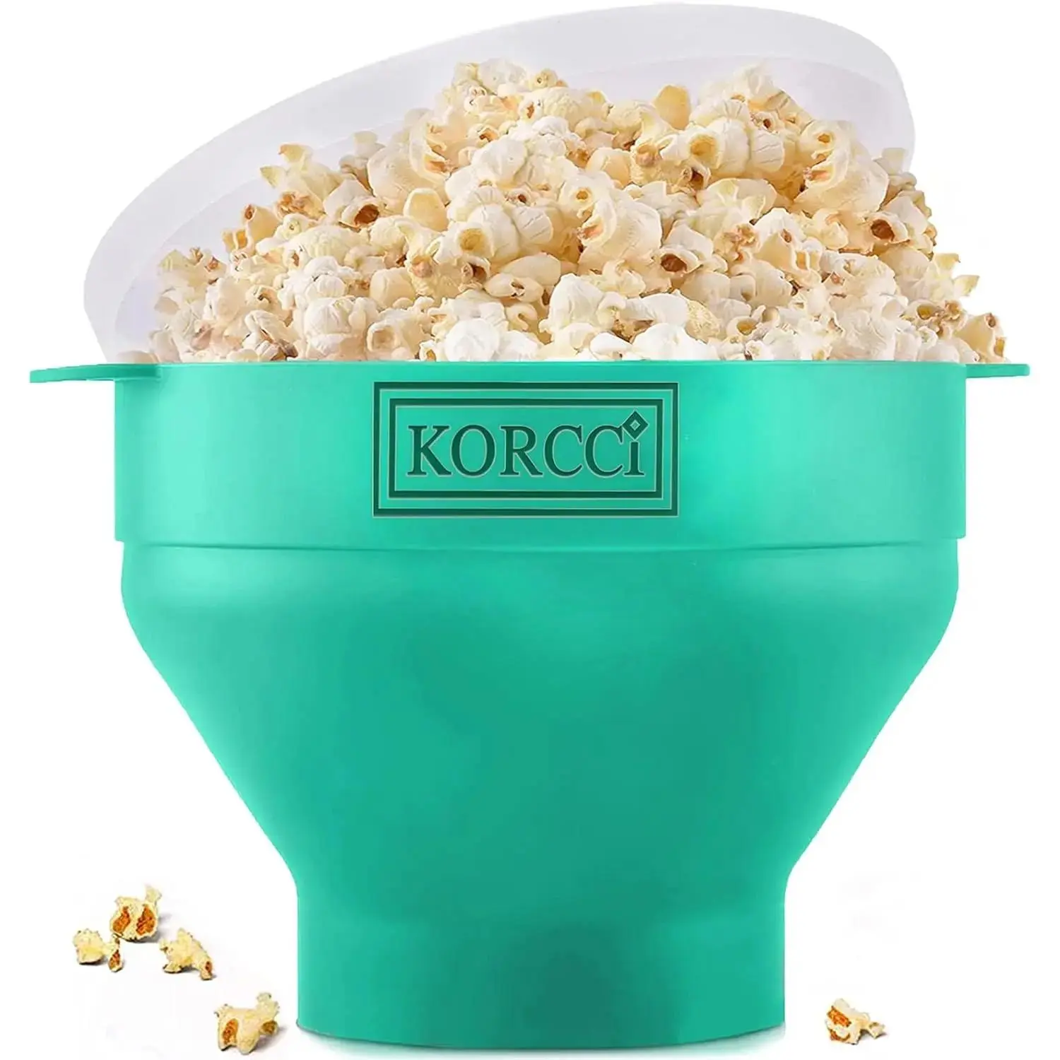 Microwave Safe Silicone Popcorn Maker Foldable Microwave Popcorn Bowl No Oil Needed Microwave Safe Dishwasher Safe Suitable for Mother's Day Gift