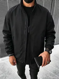 Men's Fashionable Durable Casual Outdoor Jacket, Perfect for Autumn & Spring, Comfortable Fit for All Activities, Stylish Outerwear