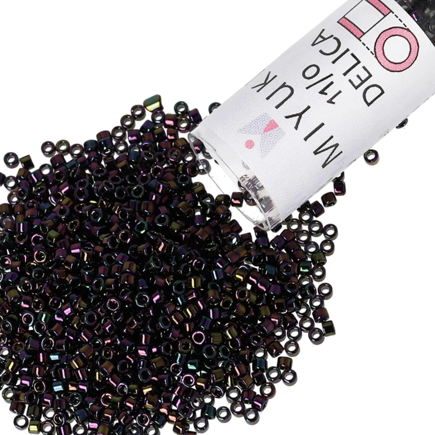 Delica Seed Beads | Size 11/0 (1.6 mm), DB0004,  , 7.2 g, Approx. 1440 Beads,