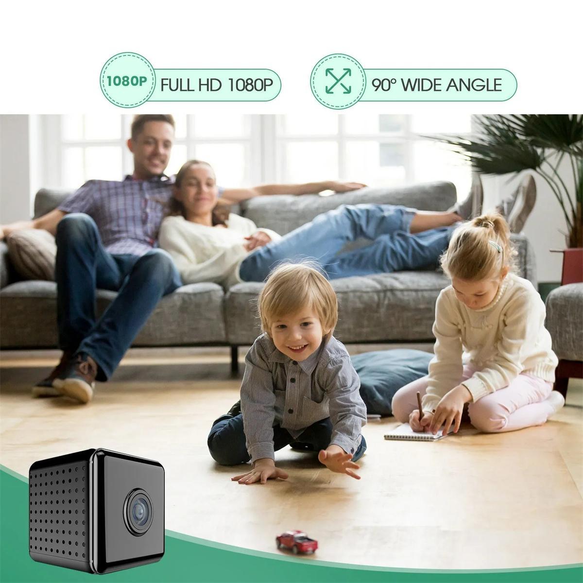 Portable Mini Square Security Camera, 2.4GHz Wifi Camera with Infrared Night Vision, Home Indoor Monitoring Camera with App Control & Circulation Recording Portable Mini Square Security Camera, 2.4GHz Wifi Camera with Infrared Night Vision, Home Indoor Monitoring Camera with App Control & Circulation Recording