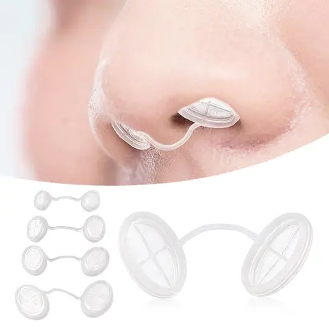 Disposable Invisible Nose Plug Mask, Anti Dust Mask, Nose Covers, Dustproof Nasal Filter for Industrial & Outdoor Use, Protects Against Particles & Haze, Plastic Material