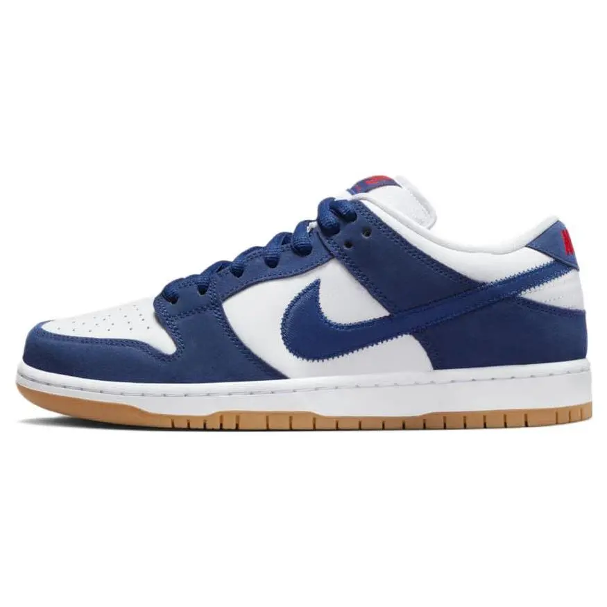 Nike Dunk SB Pro PRM Los Angeles Dodgers Low-Top Retro Skate Shoes for Men and Women Verifiable, with credentials and supporting global authentication