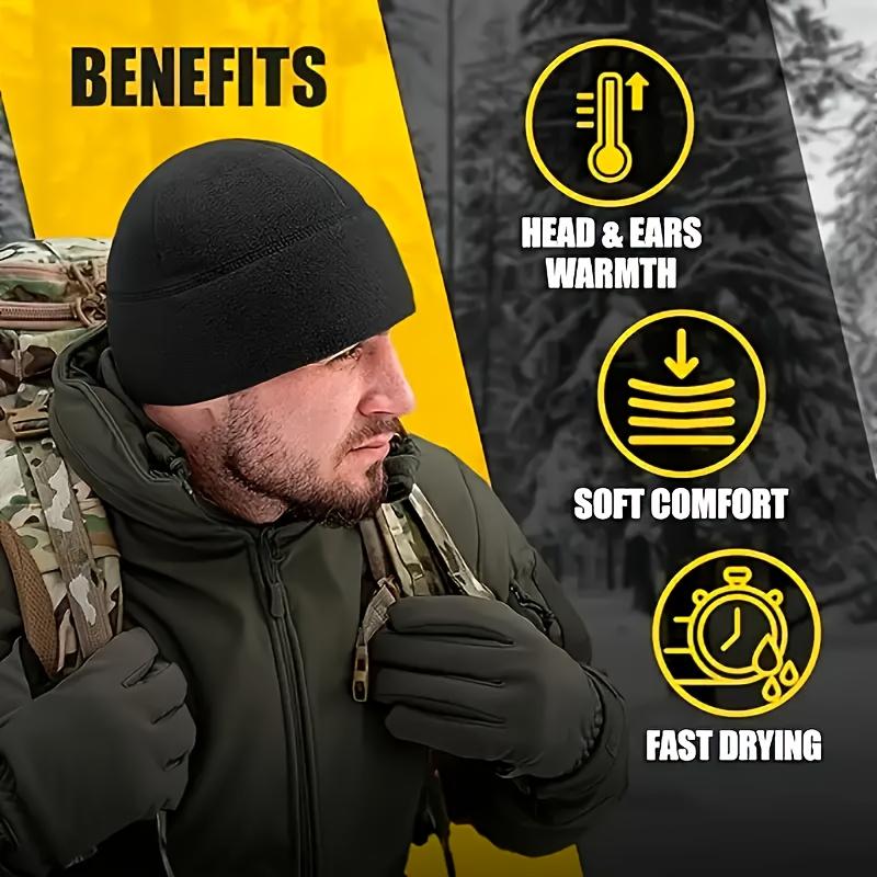 Frosty Commute No More! 5-Pack Male Cyclist Hats | Warm Breathable Quick Dry | Machine Washable