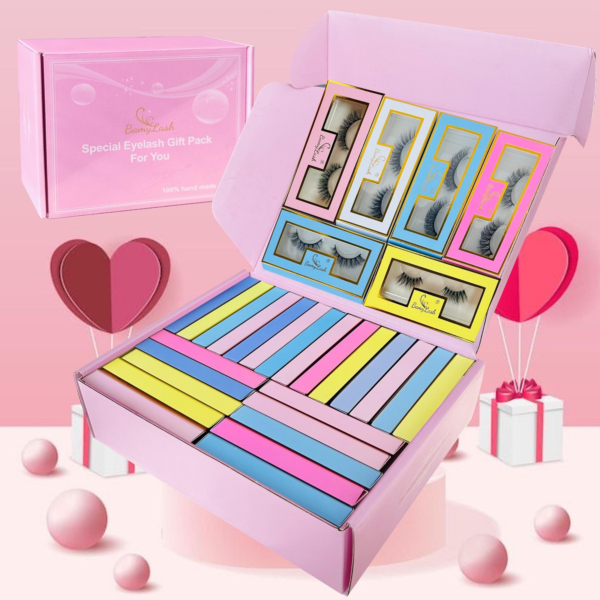 Natural & Medium False Eyelashes, 30 Pairs/60 Pairs Curling False Eyelashes, Reusable Eye Makeup Products for Women