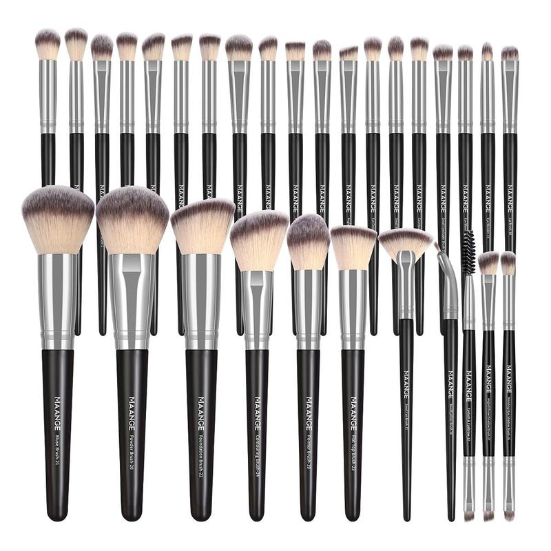 Comfort Skincare Makeup Brush Set, 30pcs Versatile Soft Cosmetic Brushes, Brushes with Soft Bristles & Comfortable Grip, Summer Makeup Gift, Makeup Brushes Sets, Makeup Tools, Multifunctional Makeup Brushes
