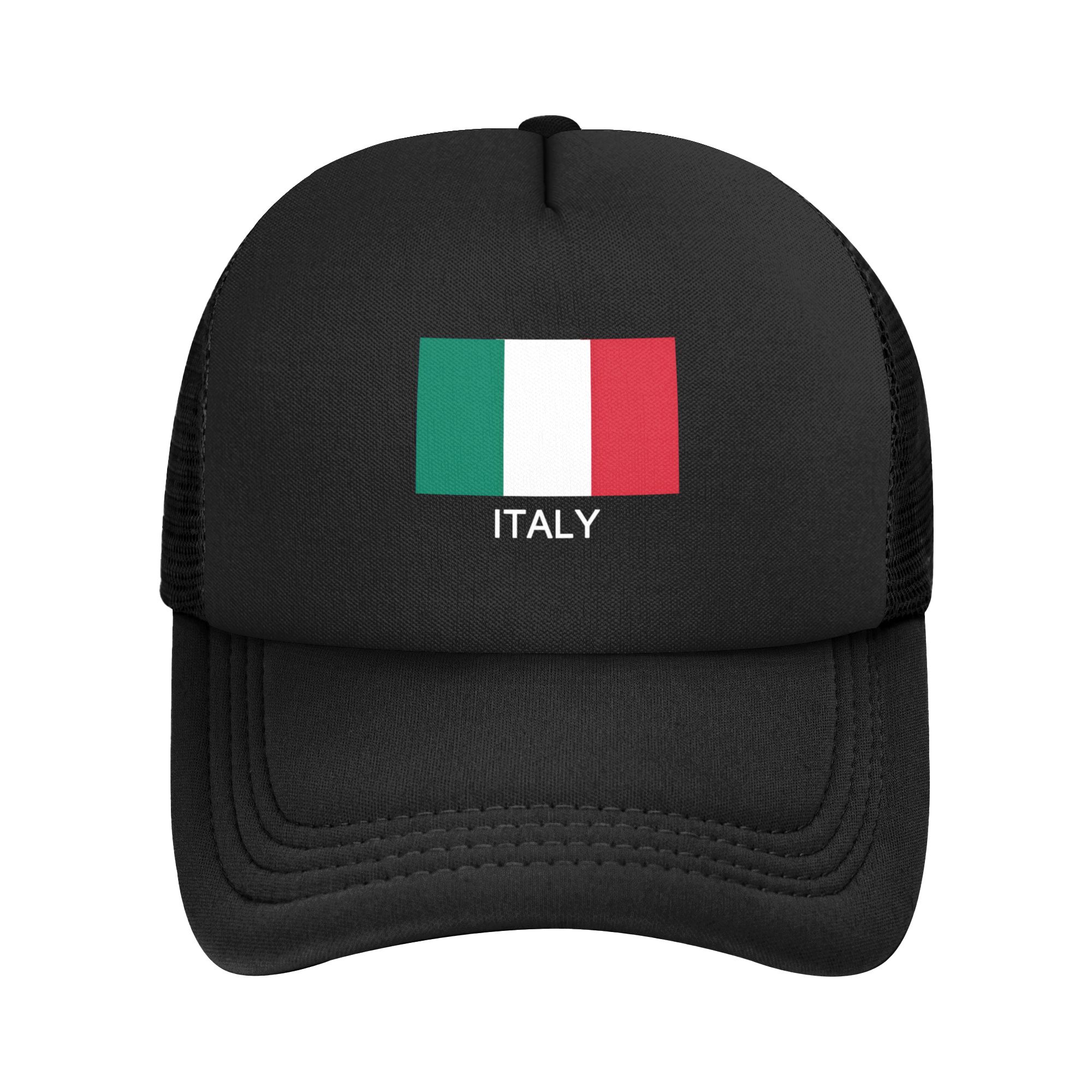Country Flag Trucker Hat National Emblem Mesh Baseball Cap Adjustable Snapback Closure for USA Canada Mexico Italy France Germany Ukraine Australia Puerto Rico Fans