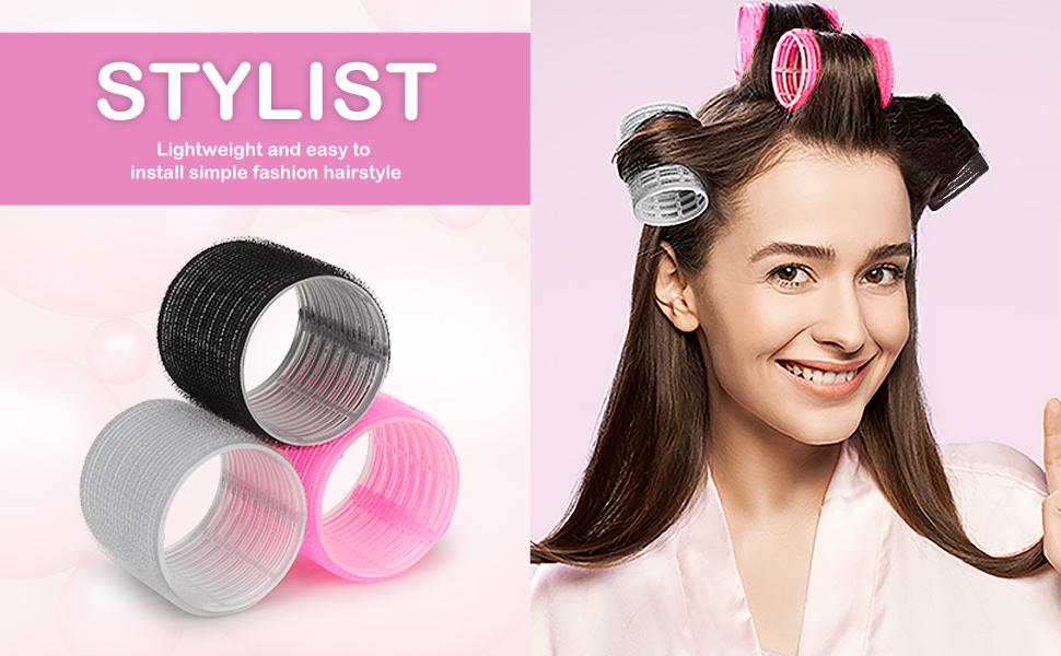 Heatless Hair Curler: 13Pcs Rollers Set With Clips for Long and Medium Hair, Women's Curls Styling Tools, DIY Curlers to Sleep In