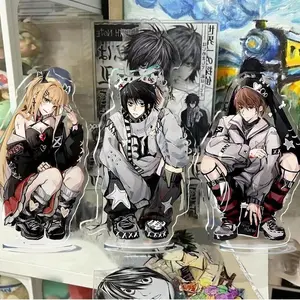 Anime Deathnote Yagami Light MisaMisa L·Lawliet Acrylic Figure Model Stand Desktop Ornament Cosplay Prop Decoration