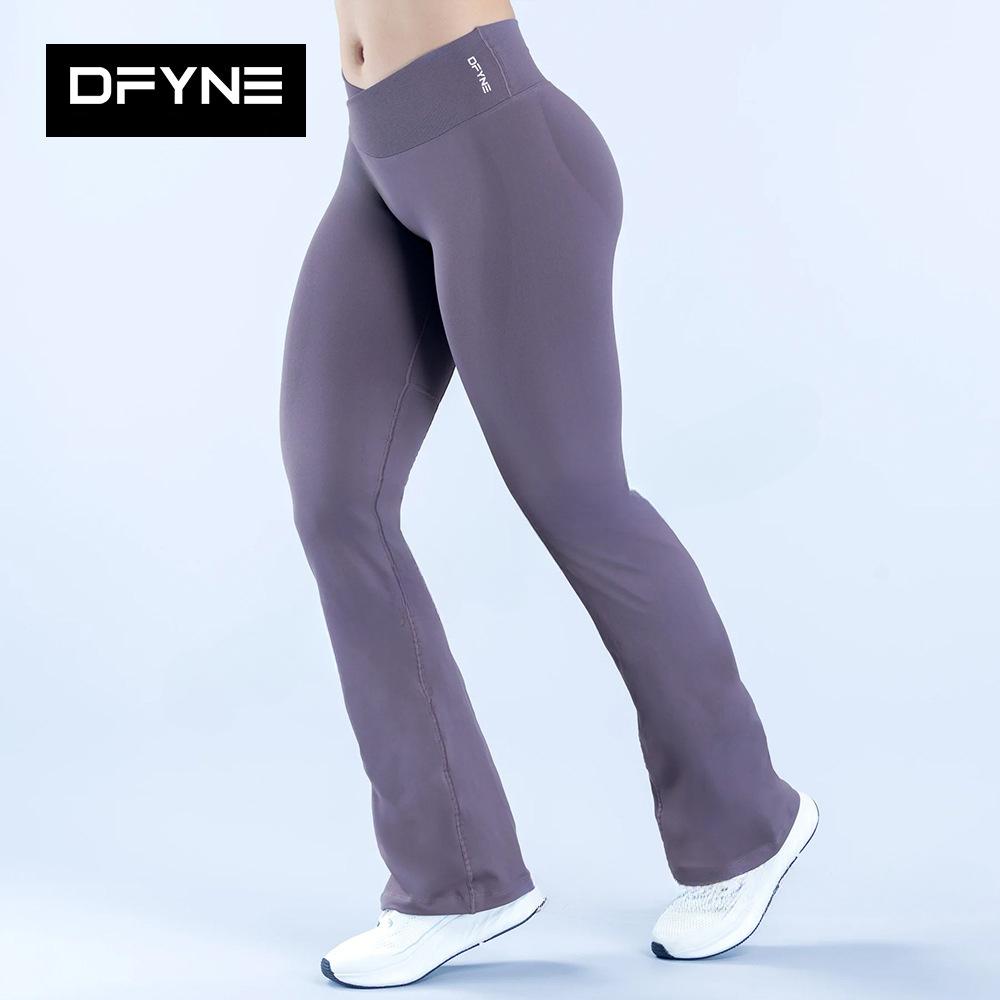 2026 DFYNE V-Waist Seamless Yoga Pants Matte Butt-Lifting Flared Pants Fitness Leggings 2026 DFYNE V-Waist Seamless Yoga Pants Matte Butt-Lifting Flared Pants Fitness Leggings