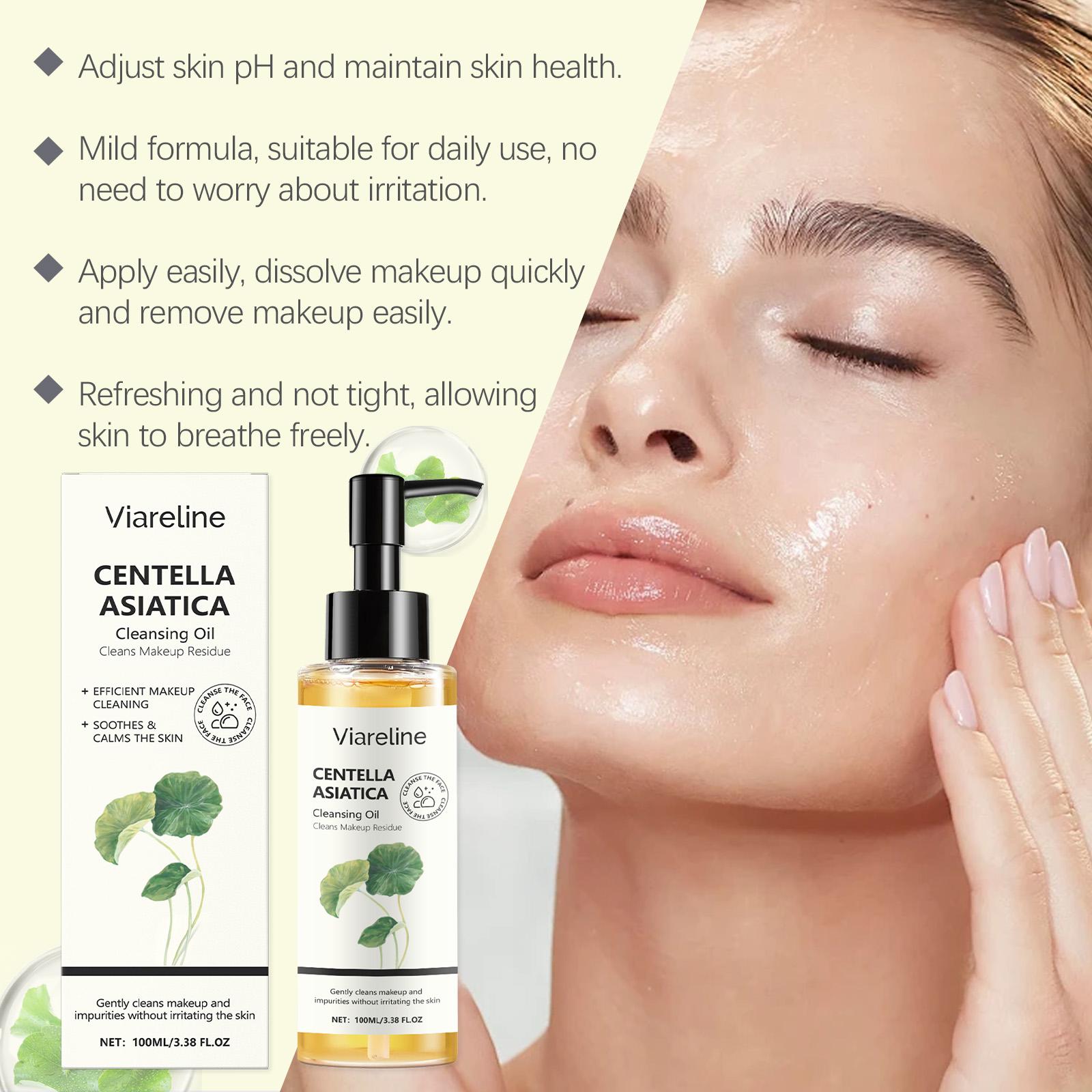 Centella Asiatica Cleansing Oil: Gentle Makeup Remover for Sensitive Skin |   100ml Natural Skincare