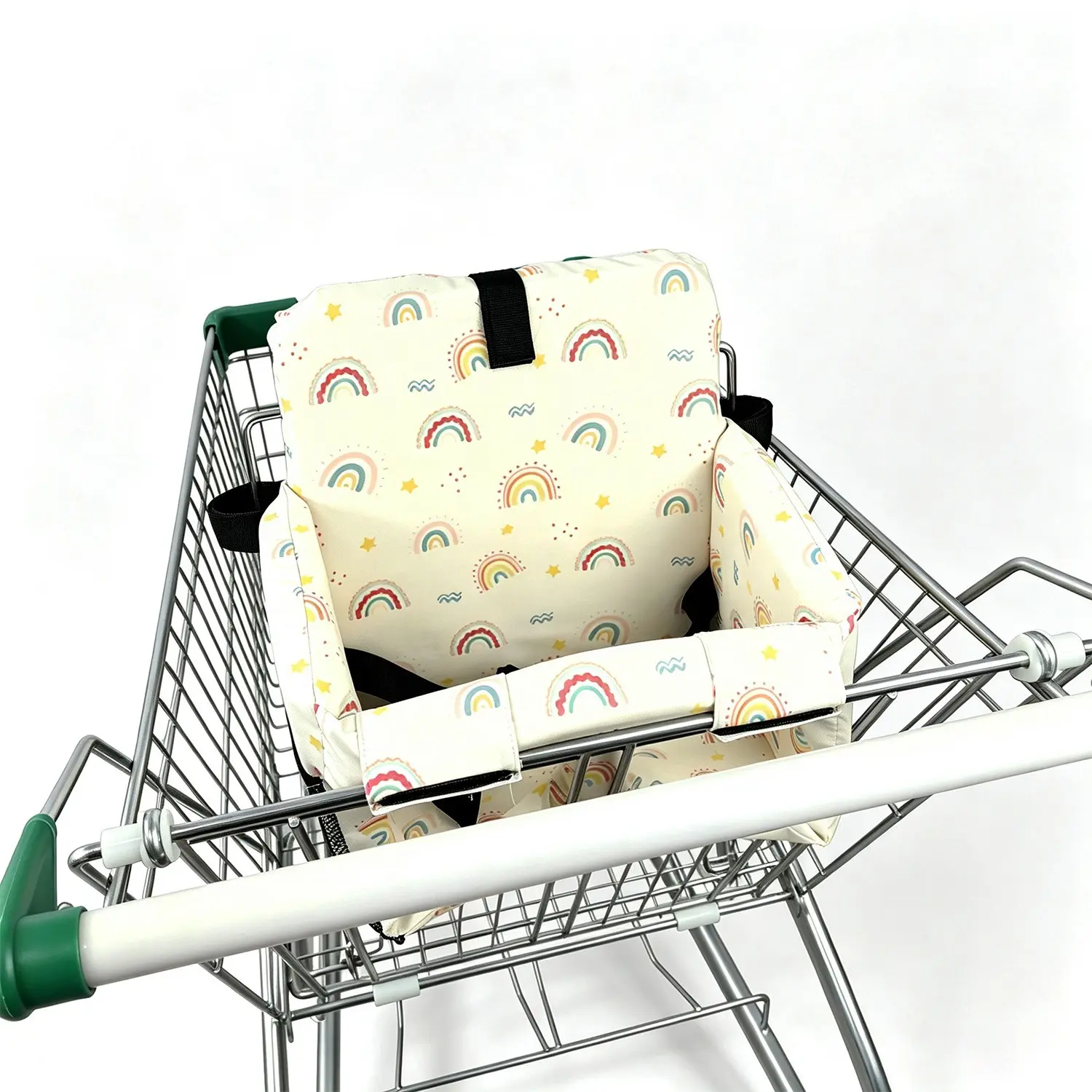 Soft Comfortable Cozy Shopping Cart Seat Cushion, Cute Design High Chair Pad, Suitable for Children Under 15kg/33lb, Child-Friendly Padding