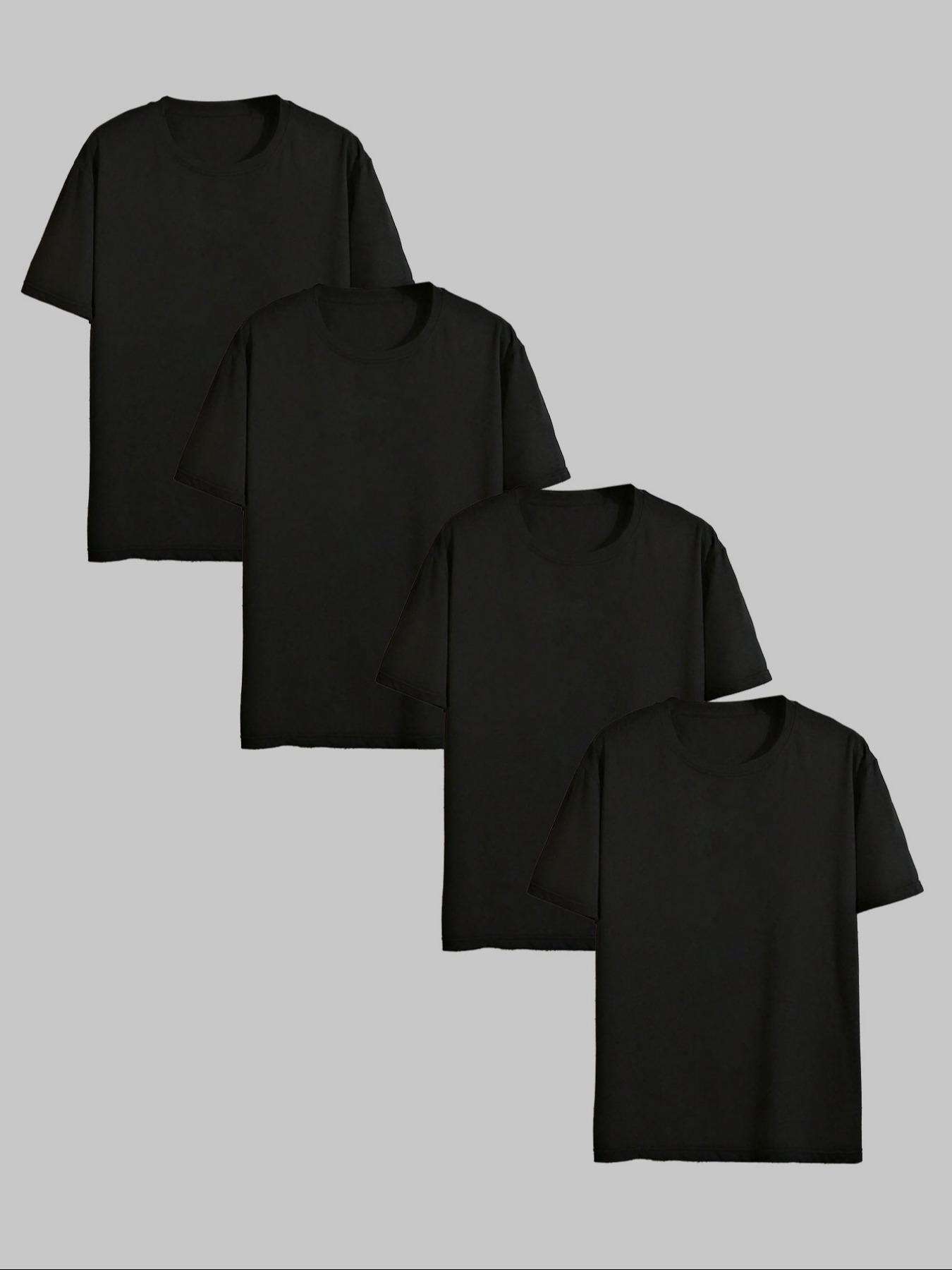 Men's Letter Graphic Round Neck Sleep Tops, Casual Crew Neck Short Sleeve Tee, Comfy Sleepwear for All Seasons