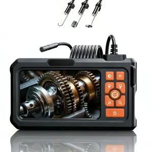 Lighted Endoscope Camera, Snake Camera with Light, 1080P HD, 4.3 Inch IPS Screen, Ip67 Waterproof, Vehicle Maintenance, Machine Inspection