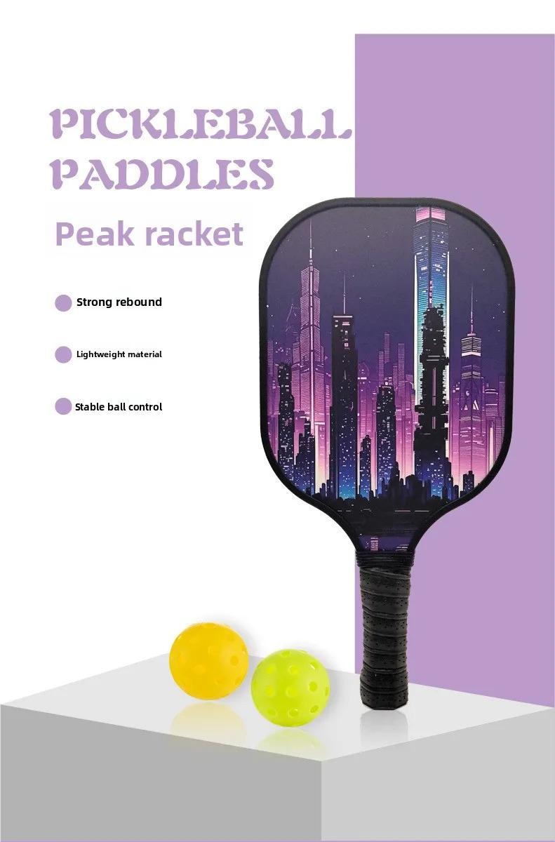 USAPA Lightweight Carbon Fiber Pickleball Paddles Set 2 Paddles 4 Balls Summer Outdoor Sport