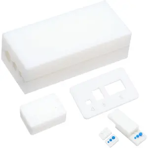 Set of 2 Polymer Clay Beads Making Tool - Polymer Clay Bead Roller Maker and Bead Hole Maker Drilling Tool White Plastic Mold for 4mm 6mm 8mm Round Shape Beads Making DIY Craft