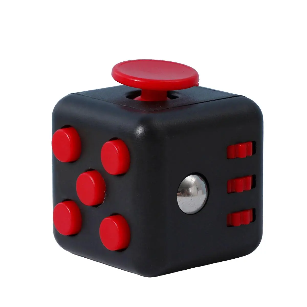 6-in-1 Fidget Cube Toy, Multi-Function Sensory Fidget Dice, Portable Pocket Stress Relief Anti-Anxiety Toy for Kids, Adults, ADHD, Autism, Classroom & Office