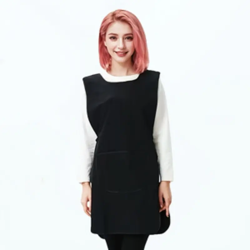 Double-Sided Apron with Pockets, Home Workwear, Ideal for Family, Barber Shop, Pet Store, Versatile and Practical Design
