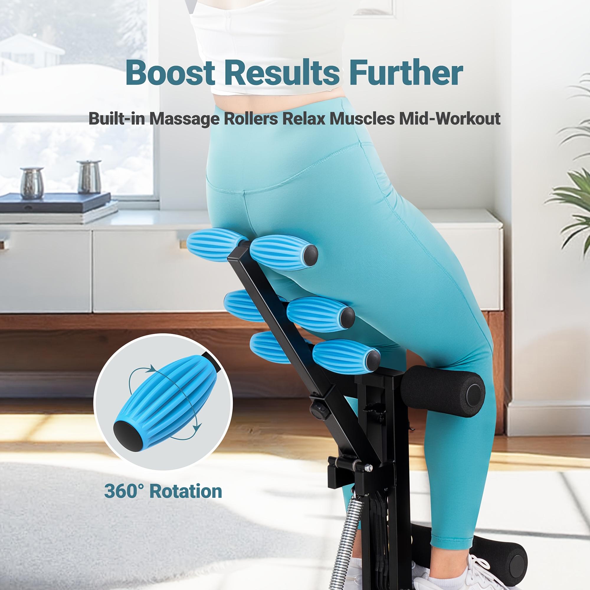 Squat Machine, 4-Dimensional Adjustable Squat Trainer, with 3 Lengths + 2 Heights + 4 Resistance Levels + 360° Full Body Training Rotating Machine, Built-in Massage Roller + Intelligent Resistance Adjustment System, Fast Shipping from the USA Squat Machine, 4-Dimensional Adjustable Squat Trainer, with 3 Lengths + 2 Heights + 4 Resistance Levels + 360° Full Body Training Rotating Machine, Built-in Massage Roller + Intelligent Resistance Adjustment System, Fast Shipping from the USA