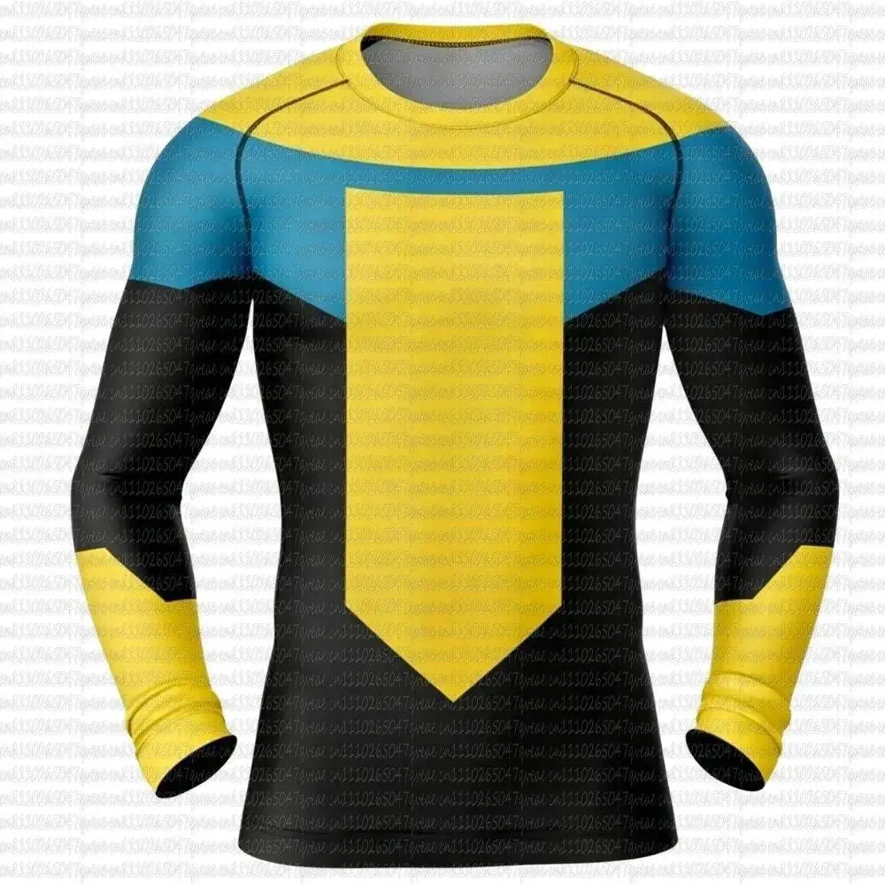Compression Rashguard with Viltrumite Graphic, Nylon-Poly-Acrylic Blend for BJJ, Martial Arts & Gym - Long/Short Sleeve, S, Unisex Clothes, Multi-Size, Synthetic Blend, Long/Short Sleeves, Compression-Fit, Combat Sports, Xxl, Long Sleeve Shirt, Bjj Gym Sh