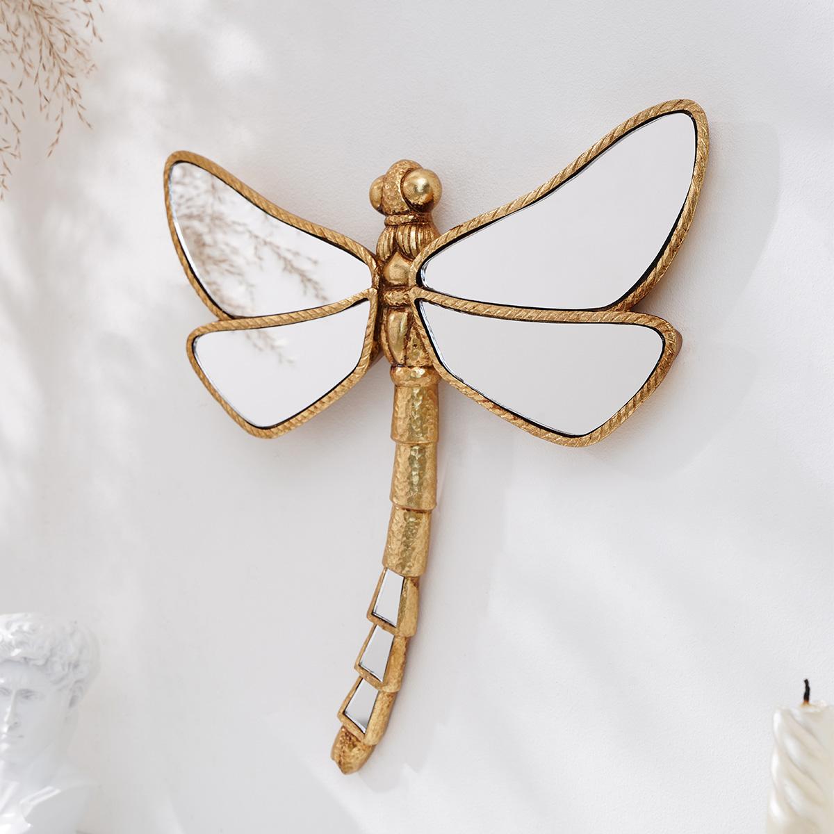 1pc Reflective Resin Dragonfly Wall Art Decor, Insect Collector's Decorative Hanging for Home & Party, Creative Insect Display, Hanging Ornaments
