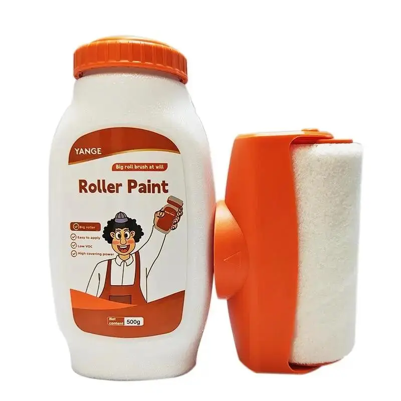 Wall Repair Paint Roller, Big Roll Brush, Quick and Efficient Coverage, 500g Water-Based Latex Wall Spackle with Brush Head | DIY Home Renovation Repair Tool #TOP PICKS