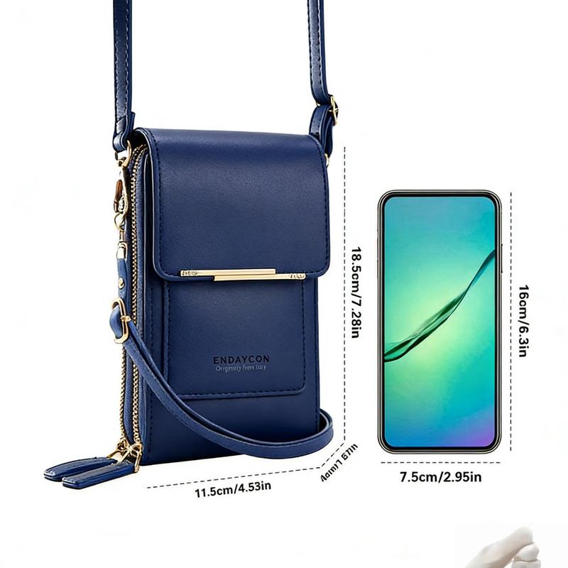 2026 Trendy Minimalist Elegant Women's Touchscreen Crossbody Phone Wallet - Multi-Card Slots & Coin Pouch | Adjustable Strap Water-Resistant | Shopping/Travel Multiple Colors Must-Have 2026 Trendy Minimalist Elegant Women's Touchscreen Crossbody Phone Wallet - Multi-Card Slots & Coin Pouch | Adjustable Strap Water-Resistant | Shopping/Travel Multiple Colors Must-Have