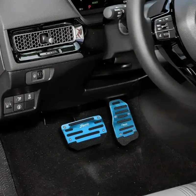 Car Accelerator Brake Pedal, Anti-slip Grip Car Accelerator Brake Pedal Pad, Universal Automotive Car Interior Accessories for Automatic Transmission