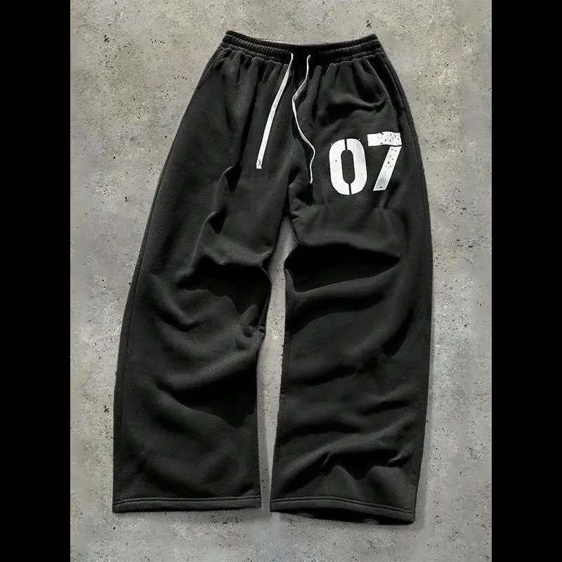Unisex Figure Print Sweatpants, Casual Comfy Breathable   Pants for Daily Wear, Unisex Bottoms for All Seasons