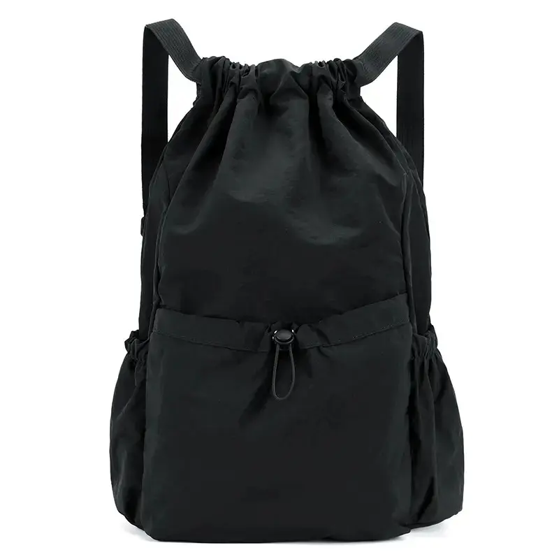 Fashion Drawstring Backpack Bag for Men Women, Waterproof Large Capacity Lightweight School Bookbag for Sports Gym Outdoor Activities