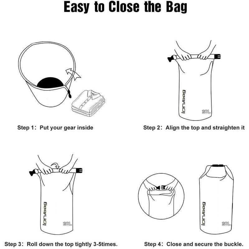 2L Waterproof Dry Bag, Waterproof Sports Drifting Bag with Adjustable Strap, Swimming Waterproof Dry Bag for Travel, Kayaking, Boating, Beach, Dry Bags Waterproof 2L Waterproof Dry Bag, Waterproof Sports Drifting Bag with Adjustable Strap, Swimming Waterproof Dry Bag for Travel, Kayaking, Boating, Beach, Dry Bags Waterproof