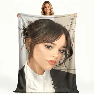 Printed Flannel Blanket |   Comfortable and warm, versatile, digitally printed polyester fabric, suitable for all seasons, ideal for beds, sofas, offices, camping, and travel.