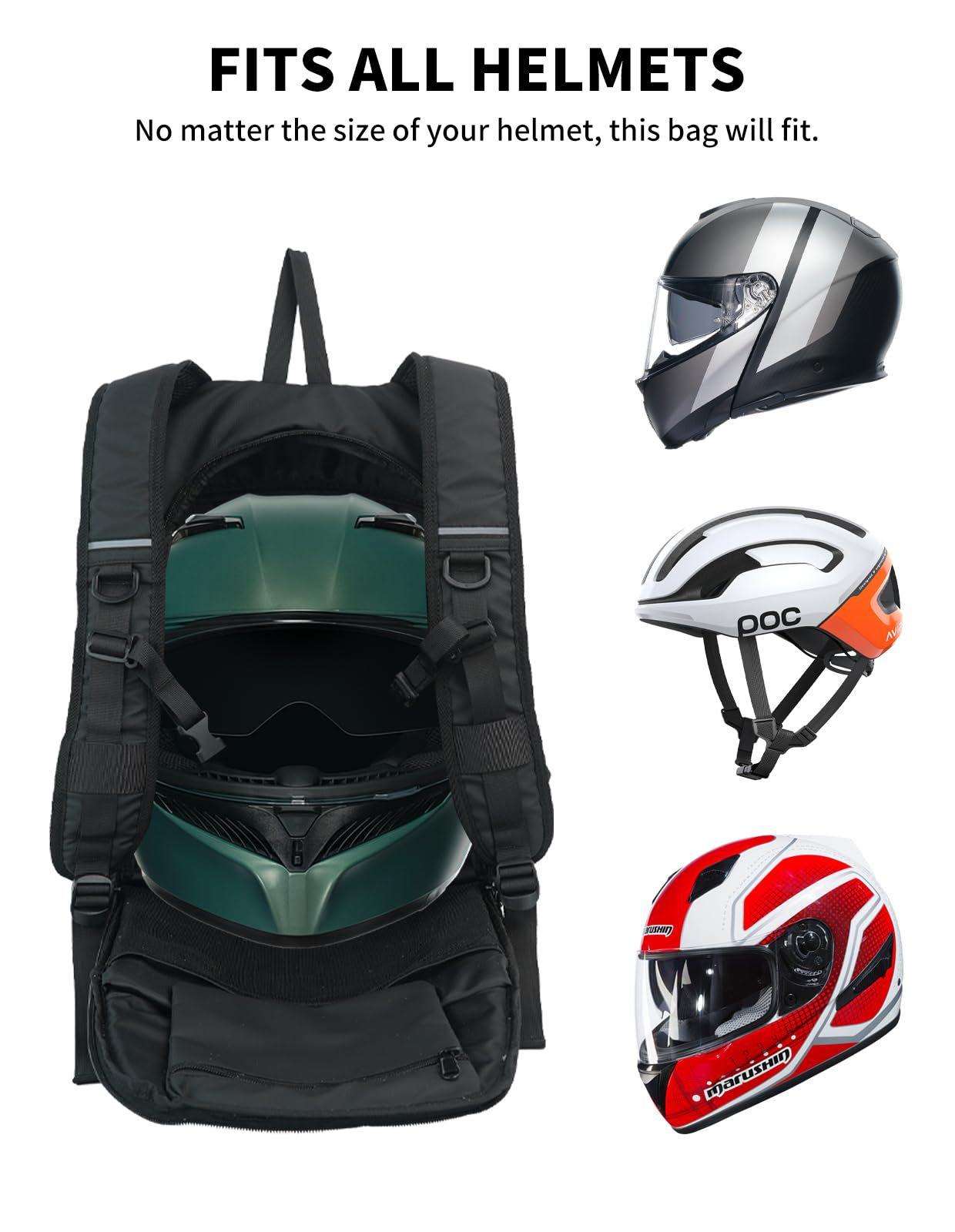 2026 Amazon Best-Selling Motorcycle Helmet Bag, Large Capacity Waterproof Travel Bag for Riders, Wholesale Motorcycle Backpack  basketball