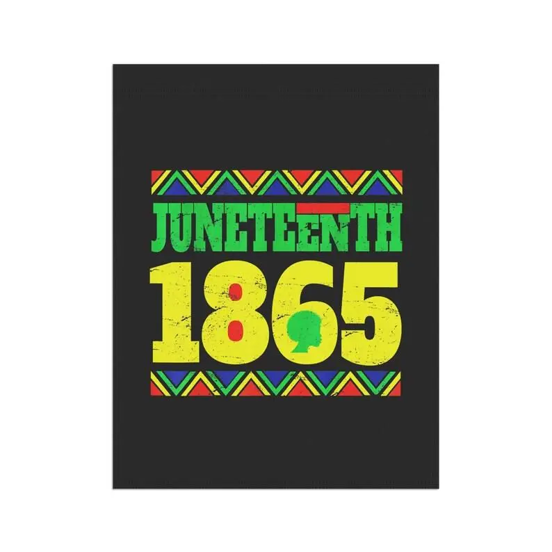 Juneteenth 1865 House Banner: Freedom Day Yard Flag