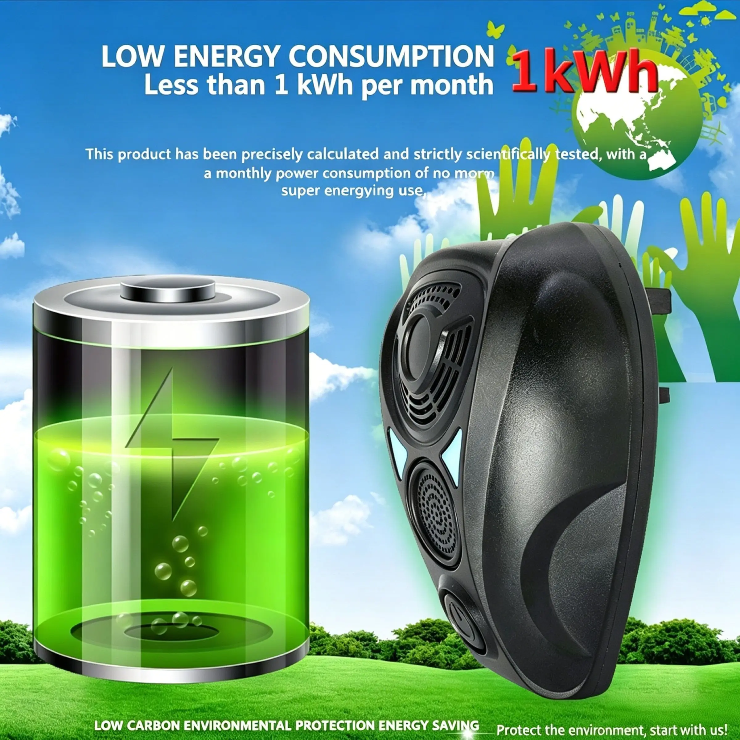 Mosquito Repellent Device, New Summer Model 2026, Non-Toxic, Safe for Pregnant Women and Children, Effective Mouse Deterrent