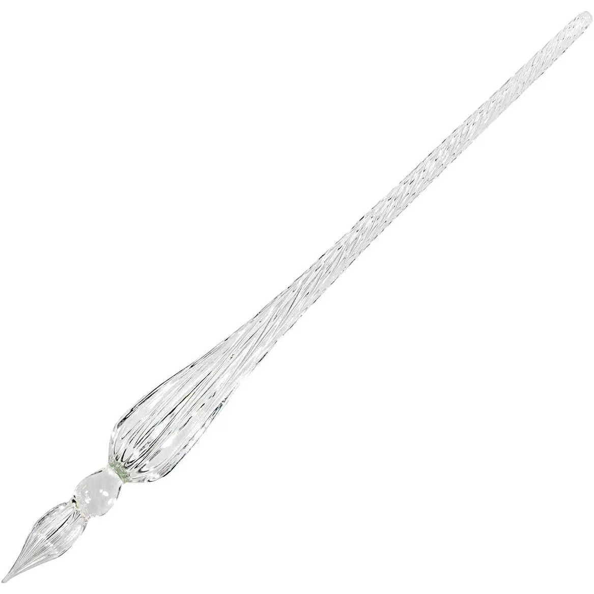 Glass Dip Pen  Calligraphy Pen Signature Dipped Pen for Artist Women Men Teens,Writing Drawing Decoration Gifts (Transparent)