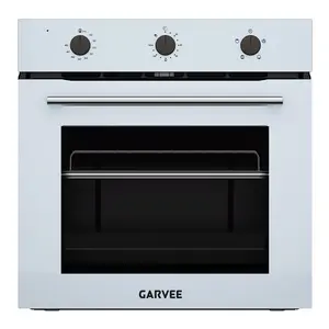 Standard 24 Inch Built-In Electric Single Wall Oven - 2.5 Cu.ft Capacity, 8 Cooking Modes, 500°F Detector Probe, Mechanical Knob, Timer, Safety Lock, Easy-Clean Interior - Ideal for Home Baking, Black