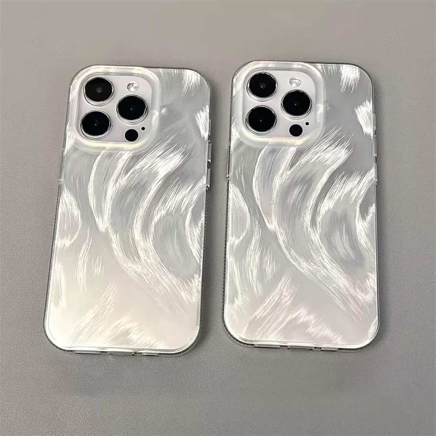 iPhone 17 Pro Max Case by Darlingcase, Soft Plush Fuzzy Case, Cute Fluffy Case with Shockproof Drop Protection and Plated Button Design for iPhone 17 Pro Max, 17 Pro, 17 Plus, 16 15 14 13 12 11