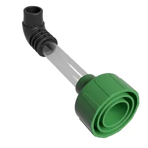AC Drain Line Cleaner Adapter Evacuates & Unclog AC Drain Line - HVAC to PVC AC Drain Line Cleaner Tool - Universal Fit AC Drain Line Unclogger - AC Drain Line Cleaning Tool - Clear Visibility