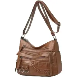 Luxury Womens PU Handbag Classic Ladies Shoulder Cross Body Bag Black Brown Red