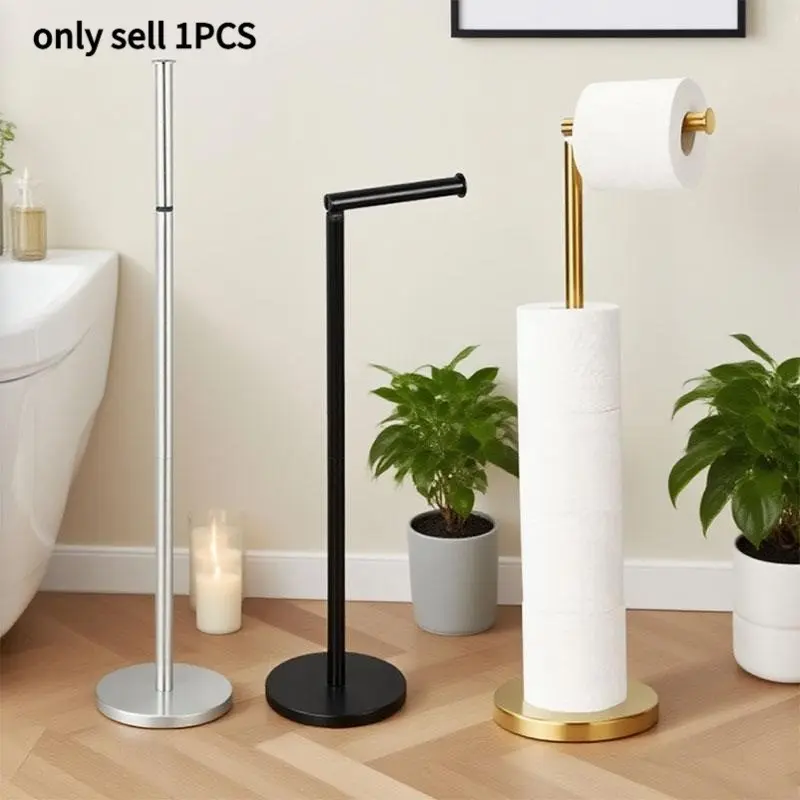 Bathroom Toilet Paper Holder Stand, Stainless Steel Design, Modern & Durable, Ideal for Bathroom Use, Stylish Storage Solution