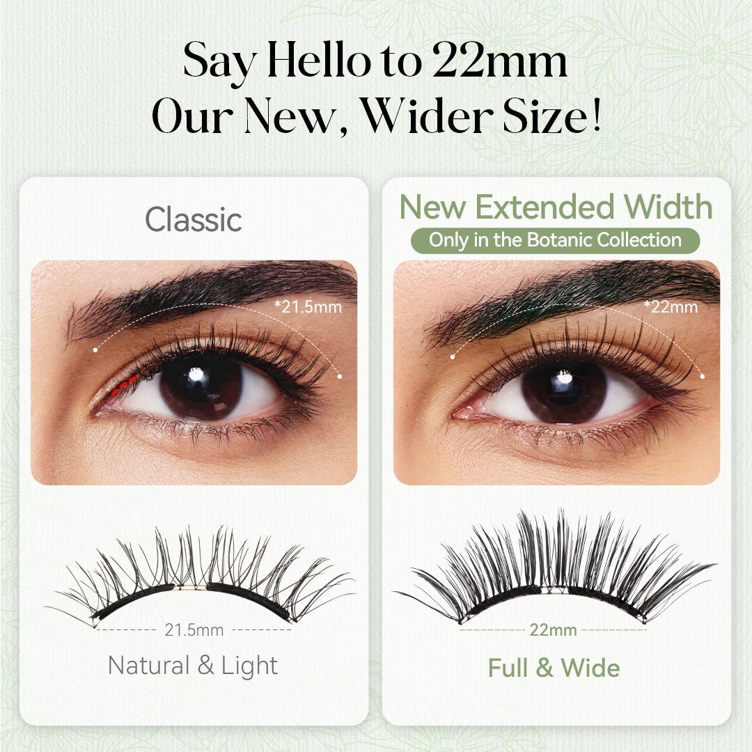 [Wosado] Soft Magnetic Eyelashes All-in-One Box, Reusable, Glue-Free, Waterproof, Lightweight, Natural Style Makeup Cosmetic
